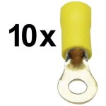 Sinuslive - rks - 4, 0 p10 cosse à oeillet section max. =4 mm² partiellement isolé jaune 10 pc(s) y46044 ... Sinuslive - rks - 4, 0 p10 cosse à oeillet section max. =4 mm² partiellement isolé jaune 10 pc(s) y46044 ...