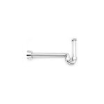Siphon en � s � pour bidet abs chrom� dimensions : chrom�