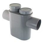 Fitt - siphon disconnecteur pvc vacuation 100 gris - pvc