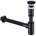 Siphon de lavabo avec bonde siphon universel et bonde d'�coulement de salle de bain plein pour lavabo ...