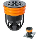 Siphon de sol anti - refoulement, drain de plancher anti - odeur � l�vitation magn�tique, clapet anti ...