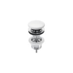 Roca - siphon universel clic - clac Ø65 aqua caractéristiques : bouchon en céramique Roca - siphon universel clic - clac Ø65 aqua caractéristiques : bouchon en céramique