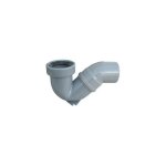 Siphon vase turc connexion sortie horizontale