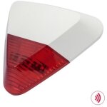 Sirne extrieure sans fil + flash + batterie de secours - ip54 - chacon