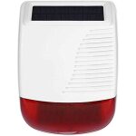 Sir�ne ext�rieure sans fil solaire fonctionne avec syst�me d'alarme