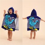 Sirne)serviette de bain enfant, serviette de plage enfant motifs mignons cape poncho de bain enfant ...