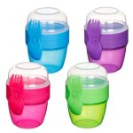 Sistema - capsule snack to go + fourchette - cuill�re 515 ml