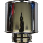 Sivac - chapeau anti - intemprie femelle simple paroi inox -  130