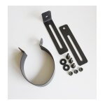 Collier de fixation r�glable noir - � 80