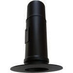 Sivac - longueur droite mle ajustable avec rosace noir -  80