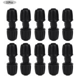 10 pices connecteur d'eau droit raccord d'irrigation goutte goutte de jardin pour quipement d'arrosage ...