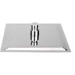 Sjlerst 1pcs plafond mont� 8   pommeau de douche � effet pluie en acier inoxydable chrome pommeau de ...