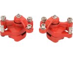 Sjlerst - 2 pi�ces �trier de frein avant et arri�re de remplacement pour 47cc 49cc 2 temps pocket bike ...