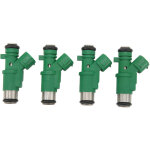 Sjlerst 4pcs injecteur de carburant de qualit� oem pi�ces automobiles vertes 1984g0 remplacement pour ...