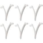 Sjlerst 6pcs clip papillon v pour accessoires de piscine, brosse de spa, rateau � feuilles, filet ramasse ...