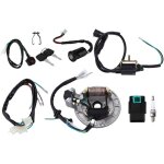 Sjlerst - bobine d'allumage cdi, faisceau de c�bles de bougie d'allumage, kit de stator magn�to pour ...