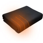 Sjlerst - ch�le de couverture chauffante usb, plaid chauffant 150x80cm, couverture �lectrique avec 3 ...