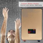 Chauffe - eau instantan lectrique sans rservoir avec technologie de temprature auto - modulante 220v ...
