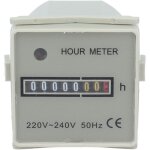 Compteur horaire m�canique hm2 / uwz48 ac 220 - 240v compteur horaire m�canique pour l'industrie domestique, ...