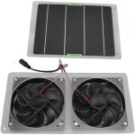 Sjlerst kit de ventilateur de panneau solaire 100w 12v ensemble de panneaux solaires de ventilateur d'chappeme ...