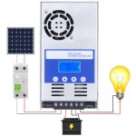 Sjlerst - mppt contr�leur de charge 60a, 12v / 24v / 36v / 48v identification automatique de la tension ...