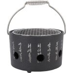 Sjlerst po�le � barbecue multifonctionnel en aluminium et acier inoxydable, avec poign�e portable, charbon ...