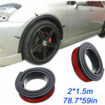 Sjlerst protection universelle de passage de roue de voiture en caoutchouc, bandes anti - collision, ...