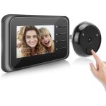 Sjlerst - sonnette vidéo numérique sans fil, caméra judas avec moniteur lcd 2, 4 pouces, caméra ?il de ... Sjlerst - sonnette vidéo numérique sans fil, caméra judas avec moniteur lcd 2, 4 pouces, caméra ?il de ...