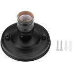 Sjlerst support de lampe pendentif industriel vintage e26 / e27 pour plafond / mur, douille � vis pour ...