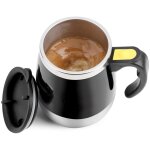 Sjlerst tasse � caf� � agitation magn�tique en acier inoxydable �lectrique, tasse � m�lange automatique ...