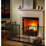 Skecten - barrire de scurit pare - feu de chemine grille enfant mtal 4 pices en acier, noir, 2402. ...