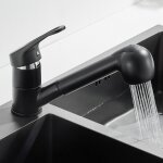 Skecten - robinet cuisine douchette noir à 2 jets mitigeur evier cuisine avec douchette extractible en ... Skecten - robinet cuisine douchette noir à 2 jets mitigeur evier cuisine avec douchette extractible en ...