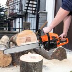 Skecten - tron�onneuse thermique 58cm�, 3. 5 cv, guide 50 cm, 2 cha�nes