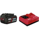 Skil - kit batterie lithium - ion 20 v max ah + chargeur rapide pwrjump