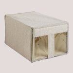 Sklum ? bo�te de rangement en coton et polyester 16, 5cm x 22, 5cm x 34, 5cm ? stockage v�tements et ...