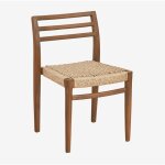 Sklum - chaise de jardin en bois de teck lulea Sklum - chaise de jardin en bois de teck lulea