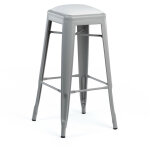Sklum - coussin de tabouret lix blanc