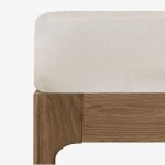 Sklum - drap - housse en lin 160g / m² sorana blanc Sklum - drap - housse en lin 160g / m² sorana blanc