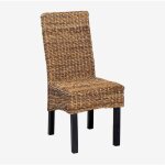 Sklum - pack de 2 chaises de salle  manger ataria naturel