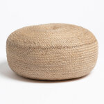 Pouf rond en jute pilew sklum �50 cm