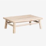Sklum - table basse rectangulaire en bois de teck (120x80 cm) narel marron bois naturel