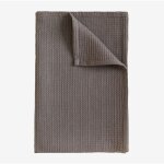 Sklum - torchon en coton arnaud gris taupe