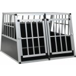 Skm - cage pour chien � double porte 94 x 88 x 69 cm