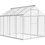 Skm - volire d'extrieur aluminium 178 x 242 x 192 cm