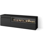 Skraut home - meuble tv, banc t�l�, grand espace de rangement, 150x45x35cm, pour les tv jusqu'� 65', ...