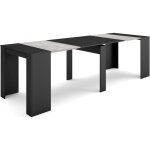 Skraut home - table console extensible, console meuble, 260, pour 12 personnes, table � manger, style ...