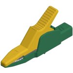Sks hirschmann - ak 2 b 2540 i ge / gn pince crocodile de scurit enfichable 4 mm cat ii 1000 v jaune ...