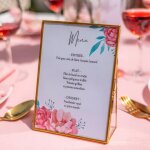Cadre photo dor 13x18cm - cadre photo mtal et verre transparent - cadre photo de mariage personnalis ...