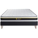 Sleepfit - ensemble matelas sommier soft 140 x 190 cm - couleur : noir Sleepfit - ensemble matelas sommier soft 140 x 190 cm - couleur : noir