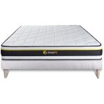 Sleepfit - ensemble matelas sommier soft 160 x 200 cm - couleur : blanc Sleepfit - ensemble matelas sommier soft 160 x 200 cm - couleur : blanc